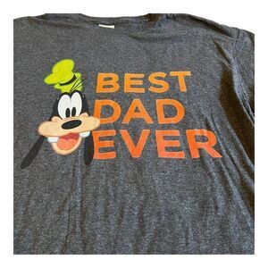 Disney World Best Dad Ever Goofy Shirt T-Shirt Large Fathers Day Gift Grandpa